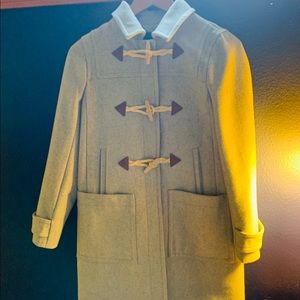 J. Crew Melton Wool Trench Coat